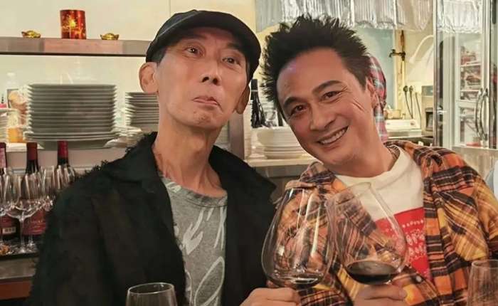 张达明(左)与吴镇宇。