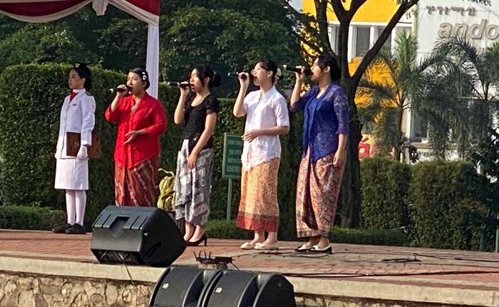 歌唱殊途同归，印尼前进的歌曲