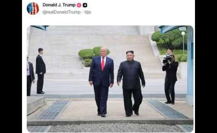 图片来源：特朗普社交媒体