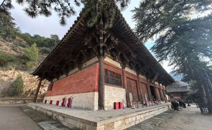 佛光寺东大殿。中新社记者 胡健 摄