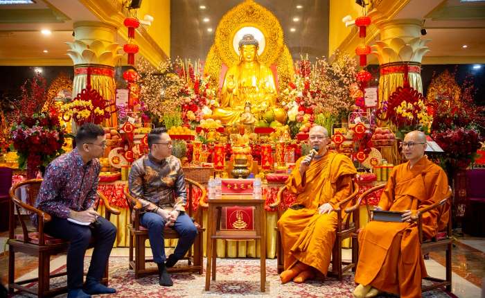 新春佛法专题分享会。