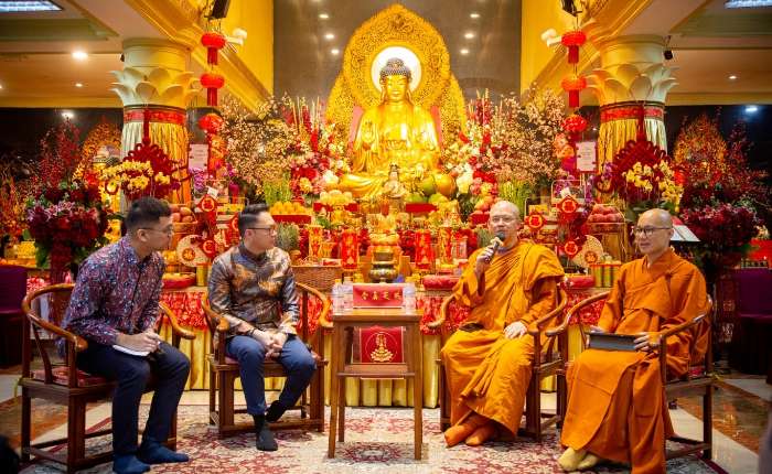 新春佛法专题分享会。