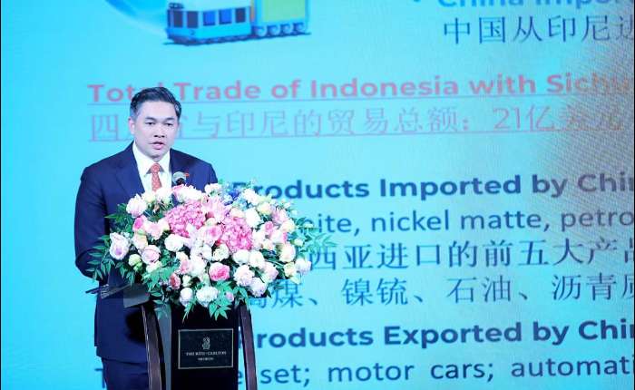 经济事务协调员Anindityo Adi Primasto致辞